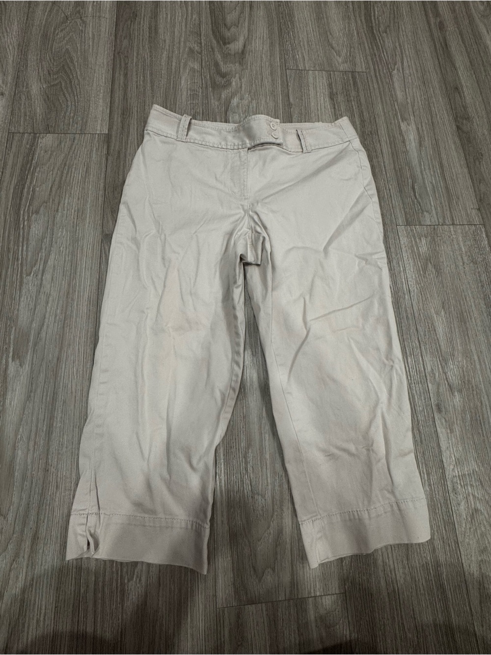 LOFT Beige Cropped Capris - Read Description